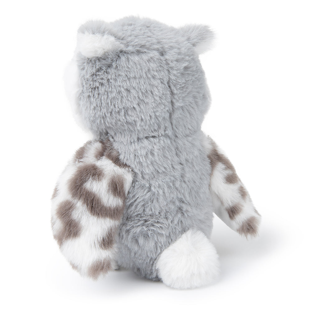 WWF ECO Fluffy Grey Owl 15cm