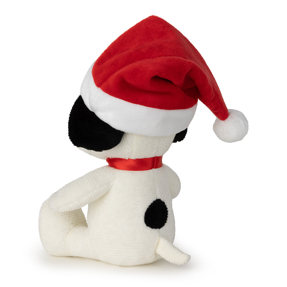 Peanuts Snoopy Sitting with Christmas Hat 17cm