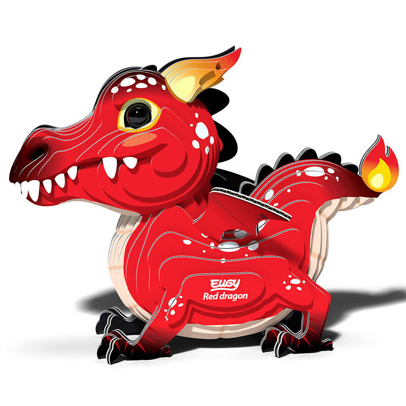 Eugy Dodoland Fantasy Red Dragon 3D Puzzle