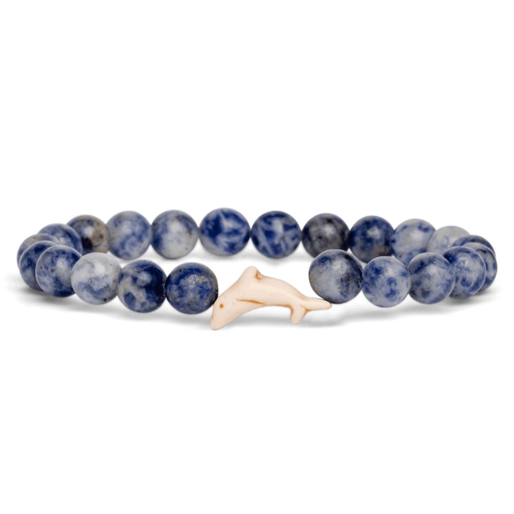View of Fahlo Odyssey Dolphin Coastal Blue - Natures Collection