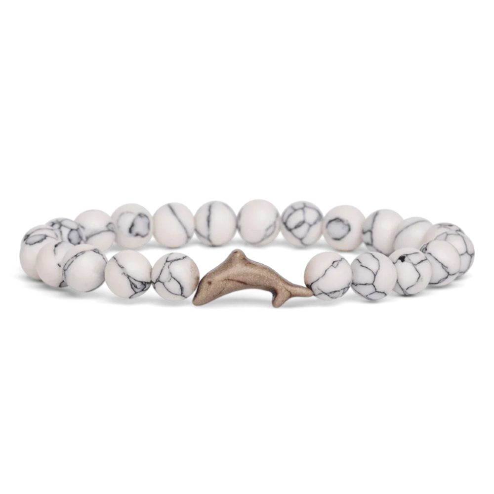 Fahlo Odyssey Dolphin White Howlite