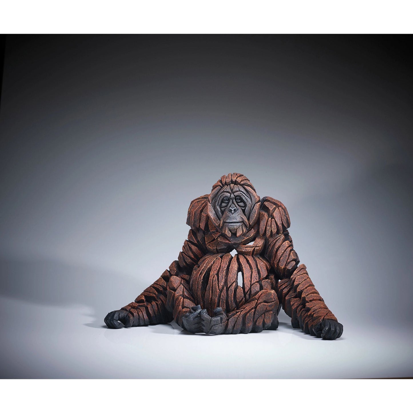 Edge Sculpture Adult Orangutan 55cm