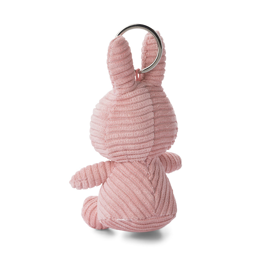 Miffy Keychain ECO Corduroy Pink 10cm