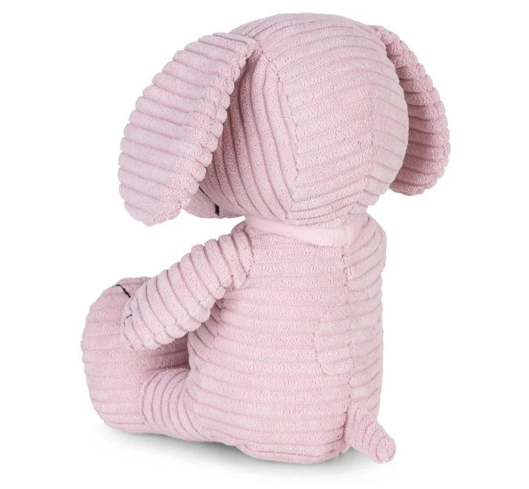 Peanuts Snoopy ECO Corduroy Pink 19cm