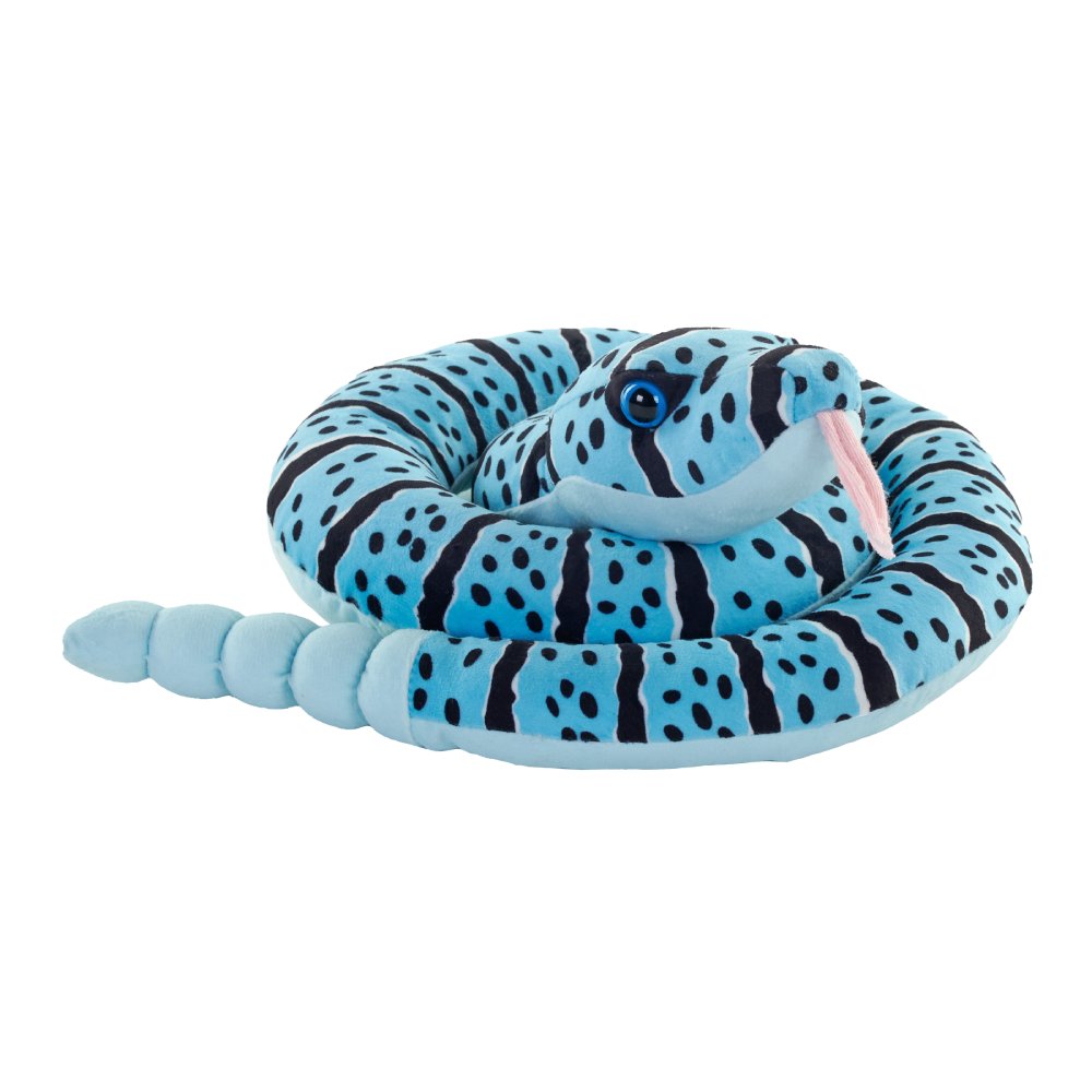 Wild Republic Green Snake Blue Rock Rattlesnake 36 Inches