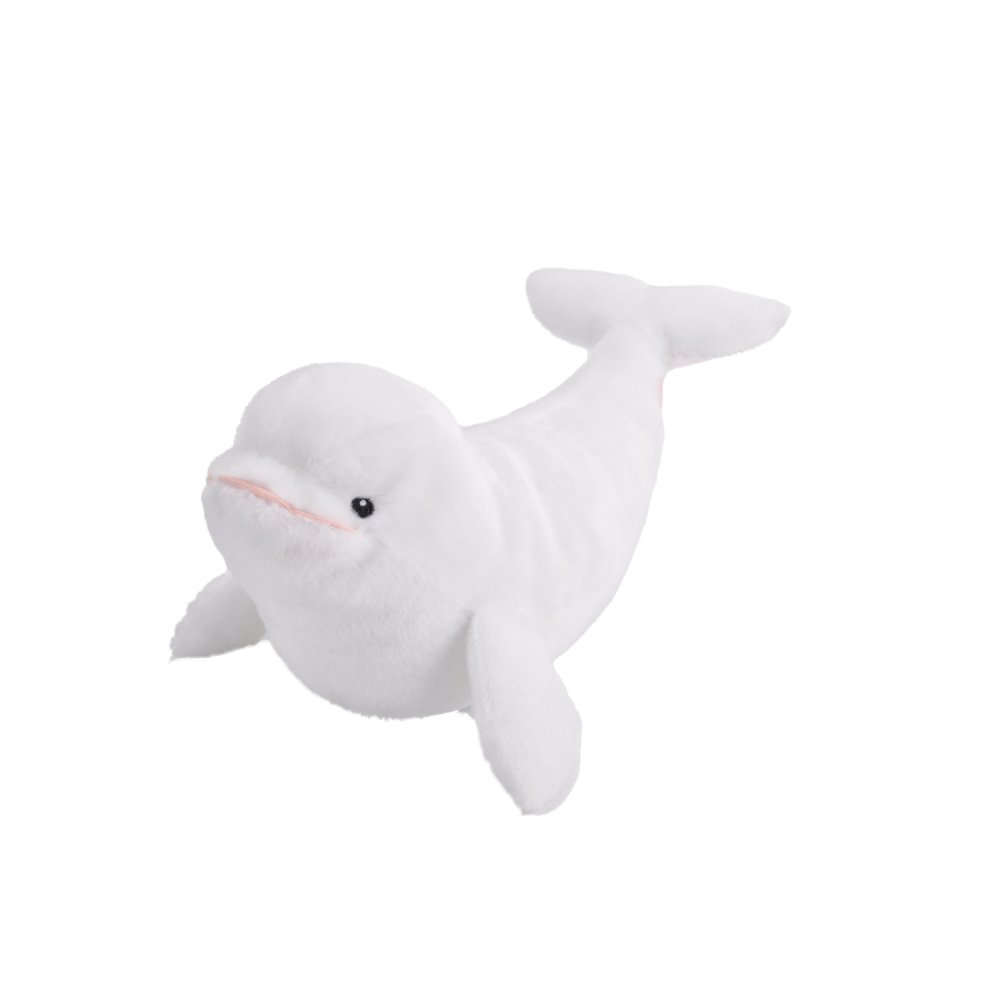Wild Republic Ecokins Mini Beluga Whale 8 Inches