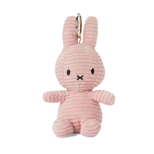Miffy Keychain ECO Corduroy Pink 10cm