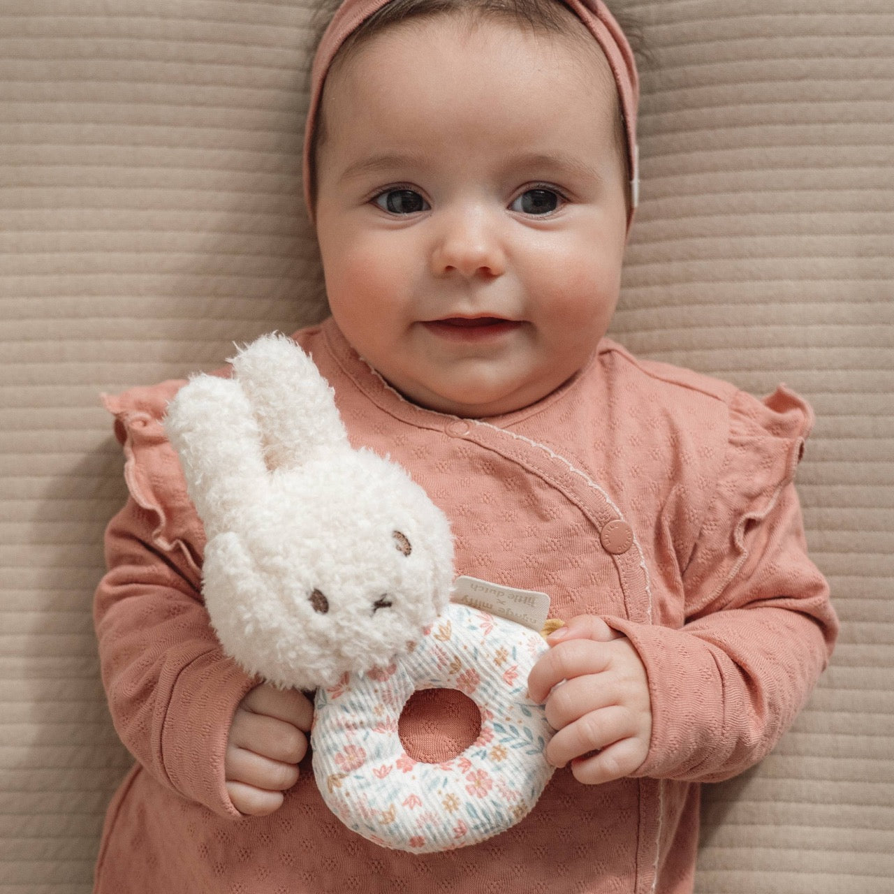 Miffy x Little Dutch Lucky Blossom Rattle 15cm