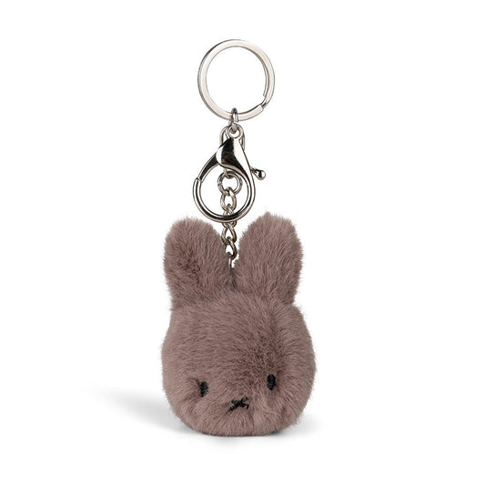 Miffy ECO Fuzzy Keychain Taupe 8cm