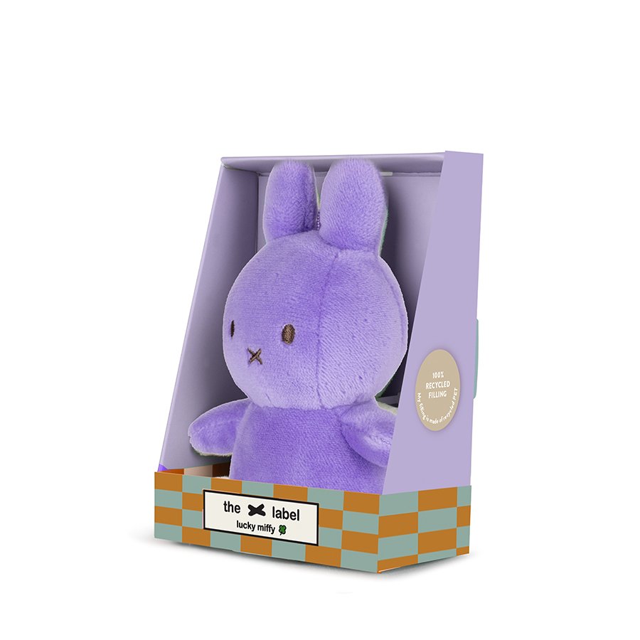 Lucky Miffy Bright Lilac in Giftbox 10cm