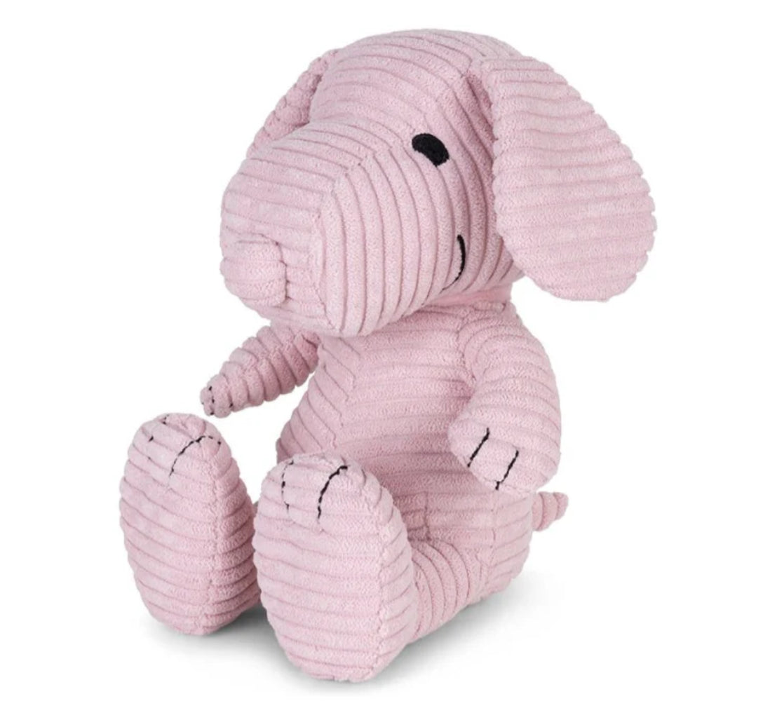 Peanuts Snoopy ECO Corduroy Pink 19cm