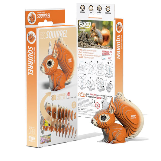 Eugy Dodoland Wild Squirrel 3d Puzzle