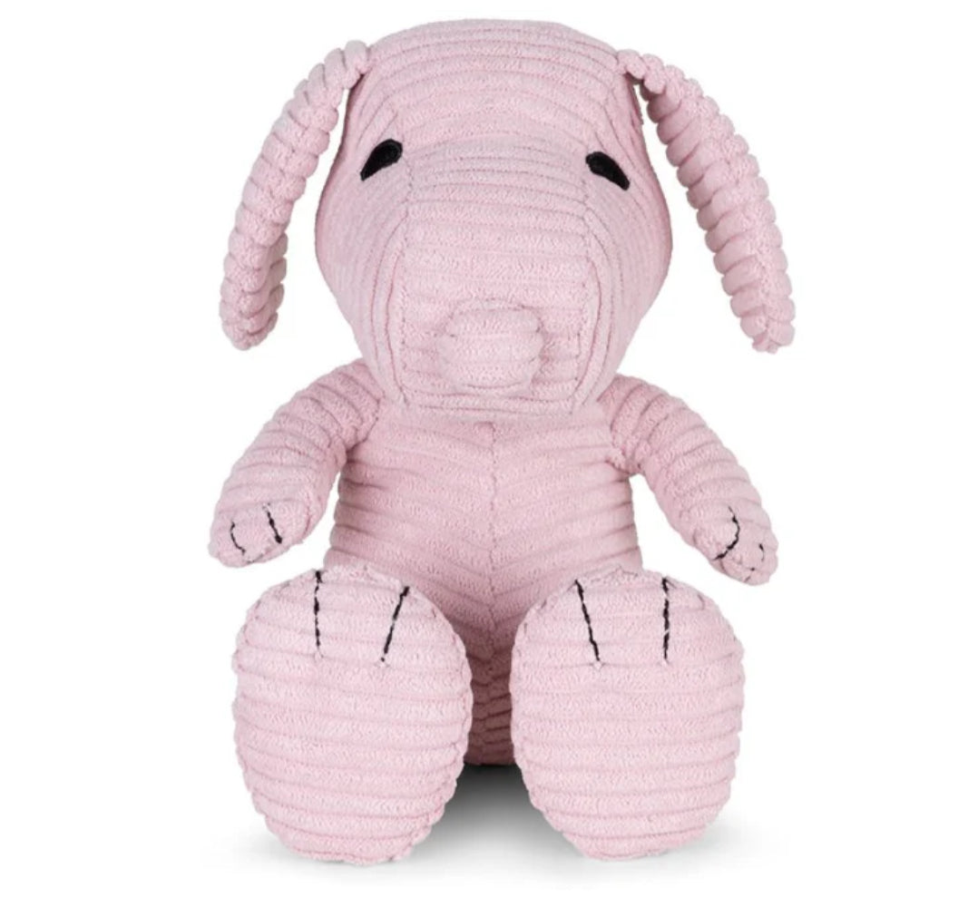 Peanuts Snoopy ECO Corduroy Pink 19cm