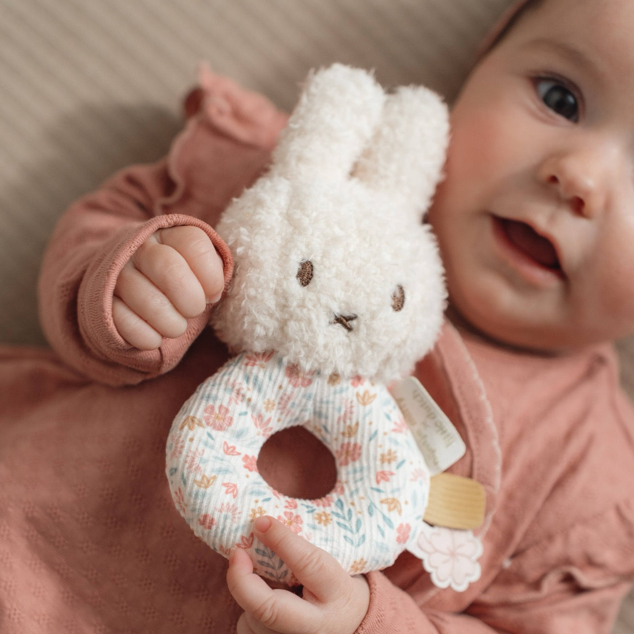 Miffy x Little Dutch Lucky Blossom Rattle 15cm