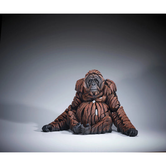 Edge Sculpture Adult Orangutan 55cm