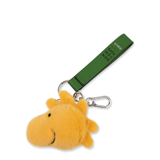 Peanuts Woodstock ECO Fuzzy Yellow Bag Charm 9cm