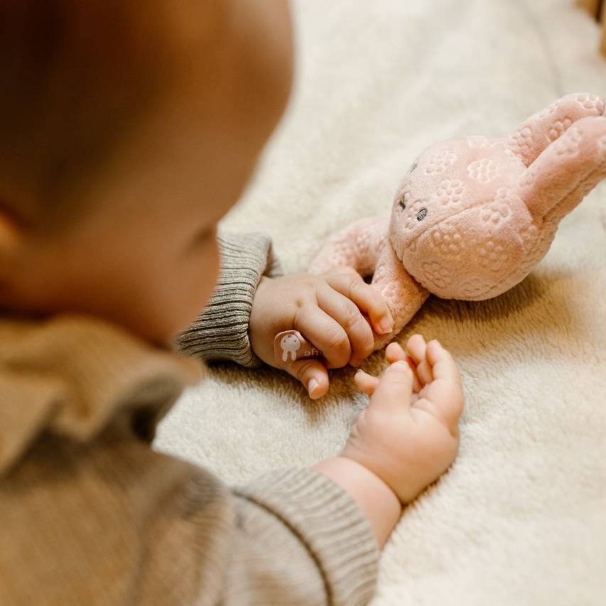 Miffy Rattle Pink Flower