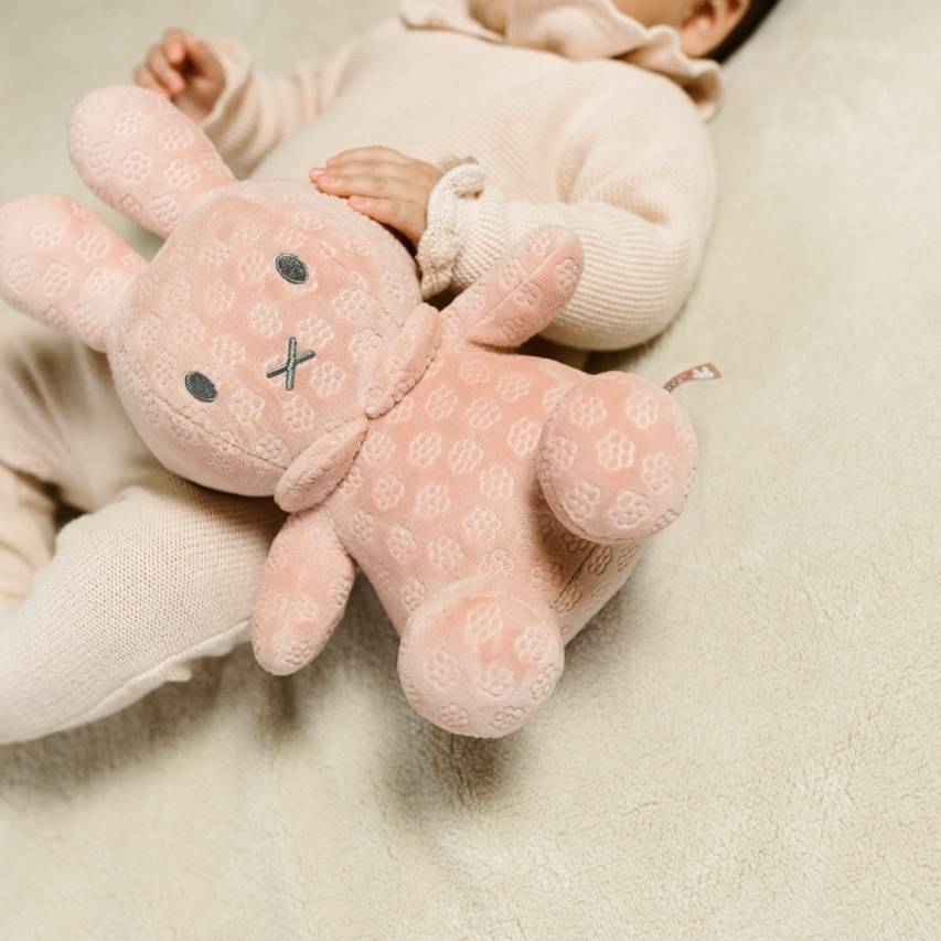 Miffy Cuddle Pink Flower 30cm