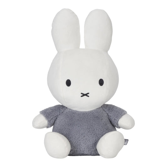 Miffy Cuddle 35cm Fluffy Blue With Bell